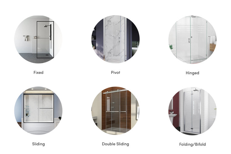12 Types of Shower Doors & Tub Doors How to Choose the Best One Wayfair